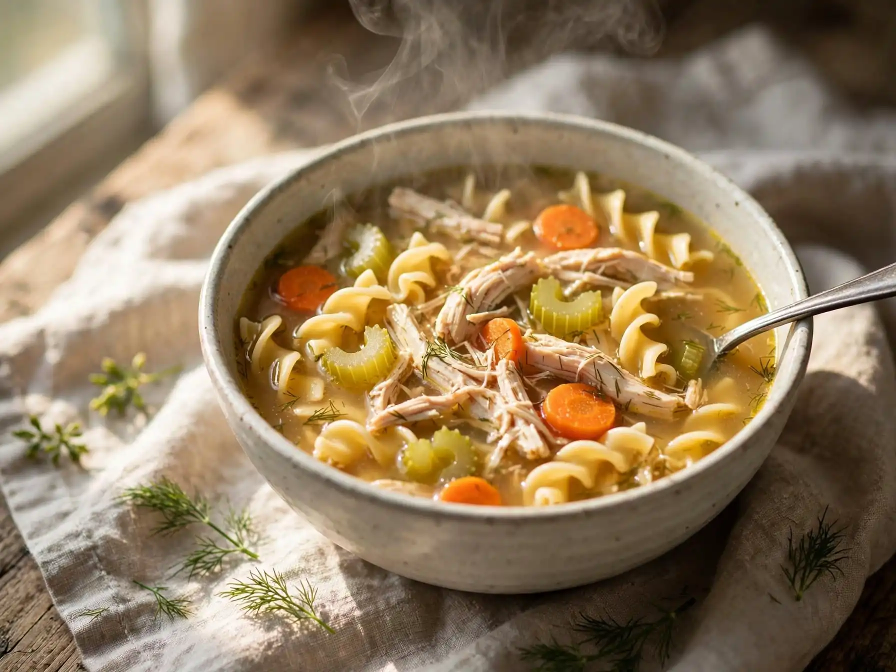 Easy 45-Minute Chicken Noodle Soup (One Pot) 4 Easy 45-Minute Chicken Noodle Soup