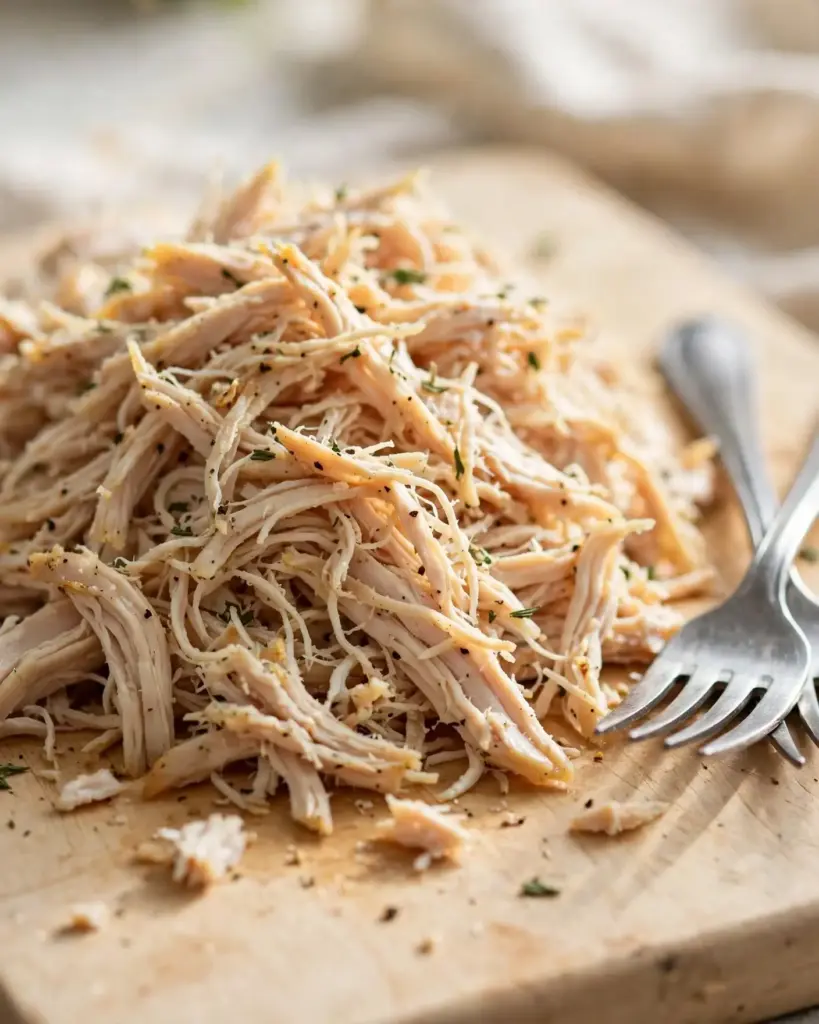 Easy Foolproof Chicken Salad Recipe (Ready in 15 Minutes) 3 foolproof chicken salad shredded chicken 819x1024 1